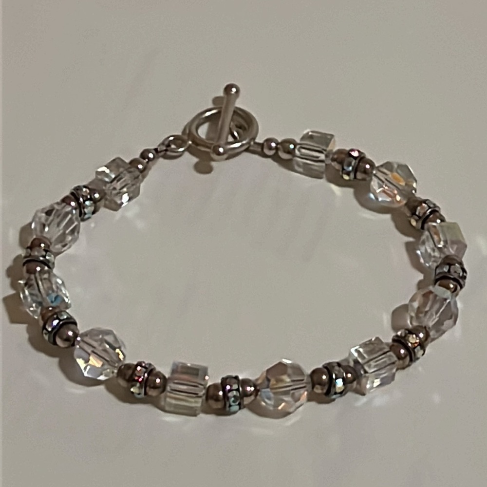 Crystal Bracelet, 925 Sterling Silver - Picture 3 of 3